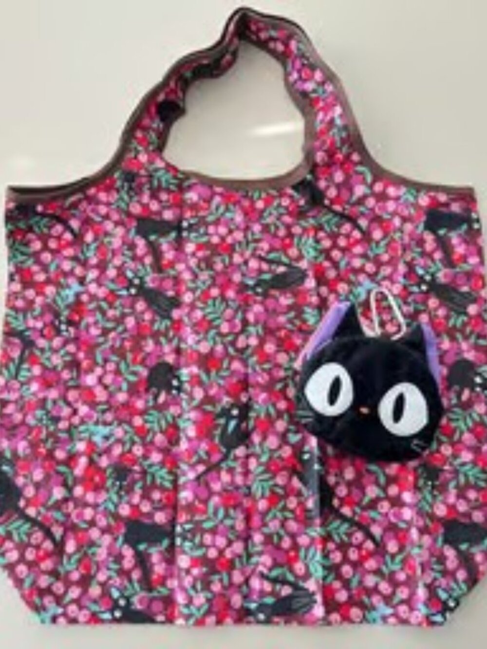 Kiki's Delivery Service Foldable Tote with Plush Charm